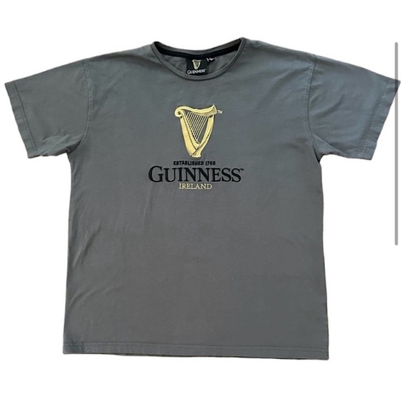 Guinness Embroidered Irish‎ Pewter Official T-Shirt
Harp, Grey, Size L - Picture 5 of 9